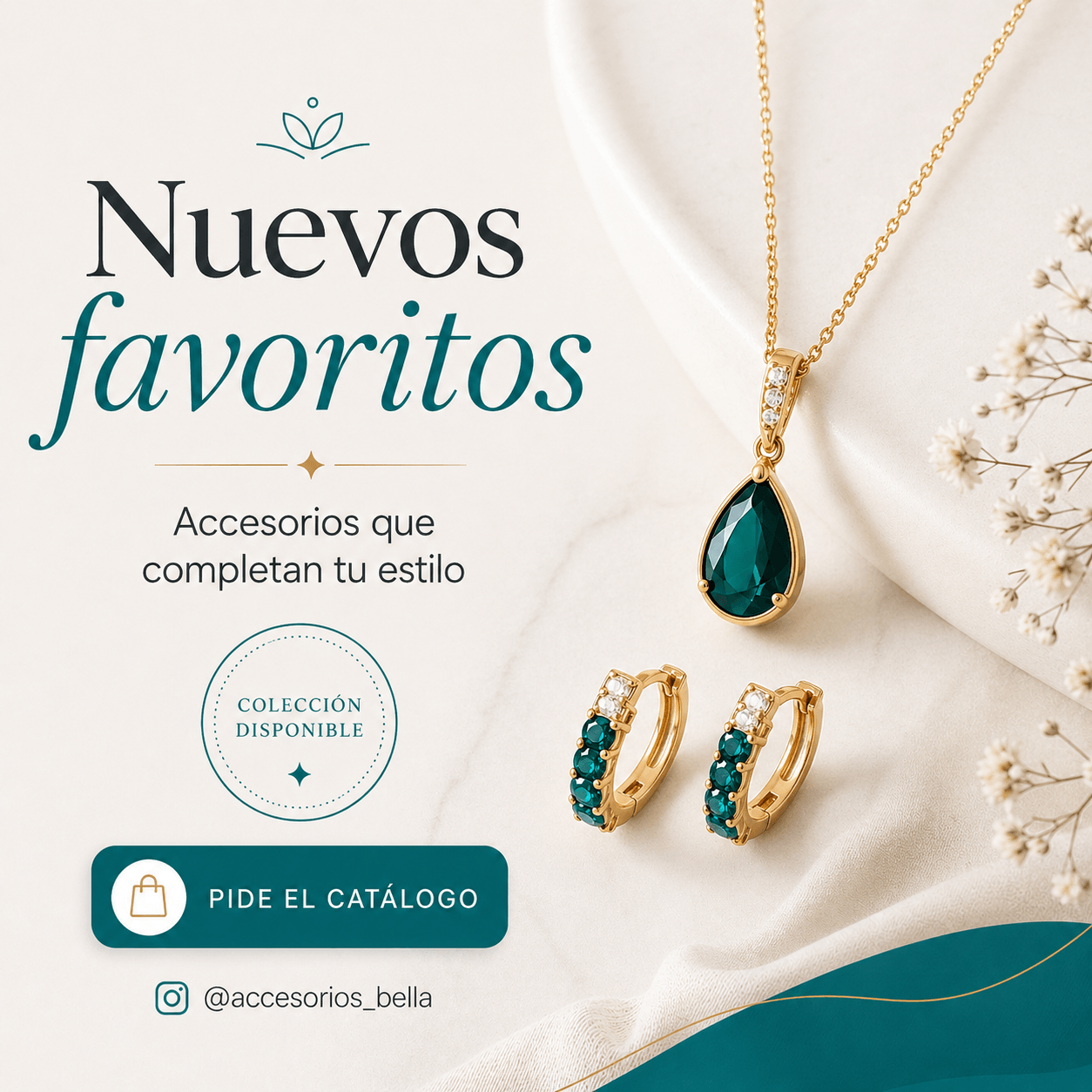 Diseño promocional para joyería y accesorios